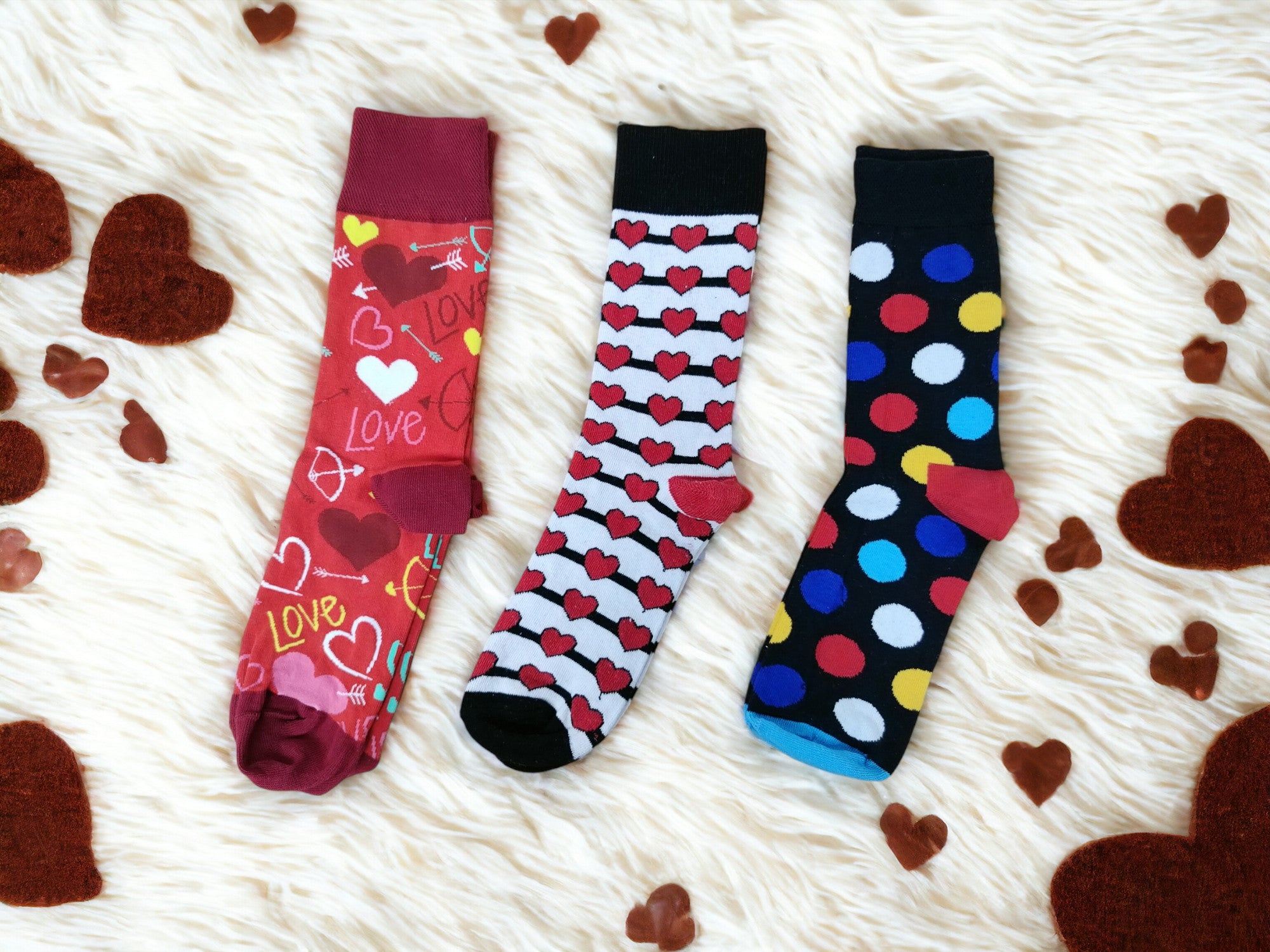 Love Socks Trio Gift Set of Three Pairs