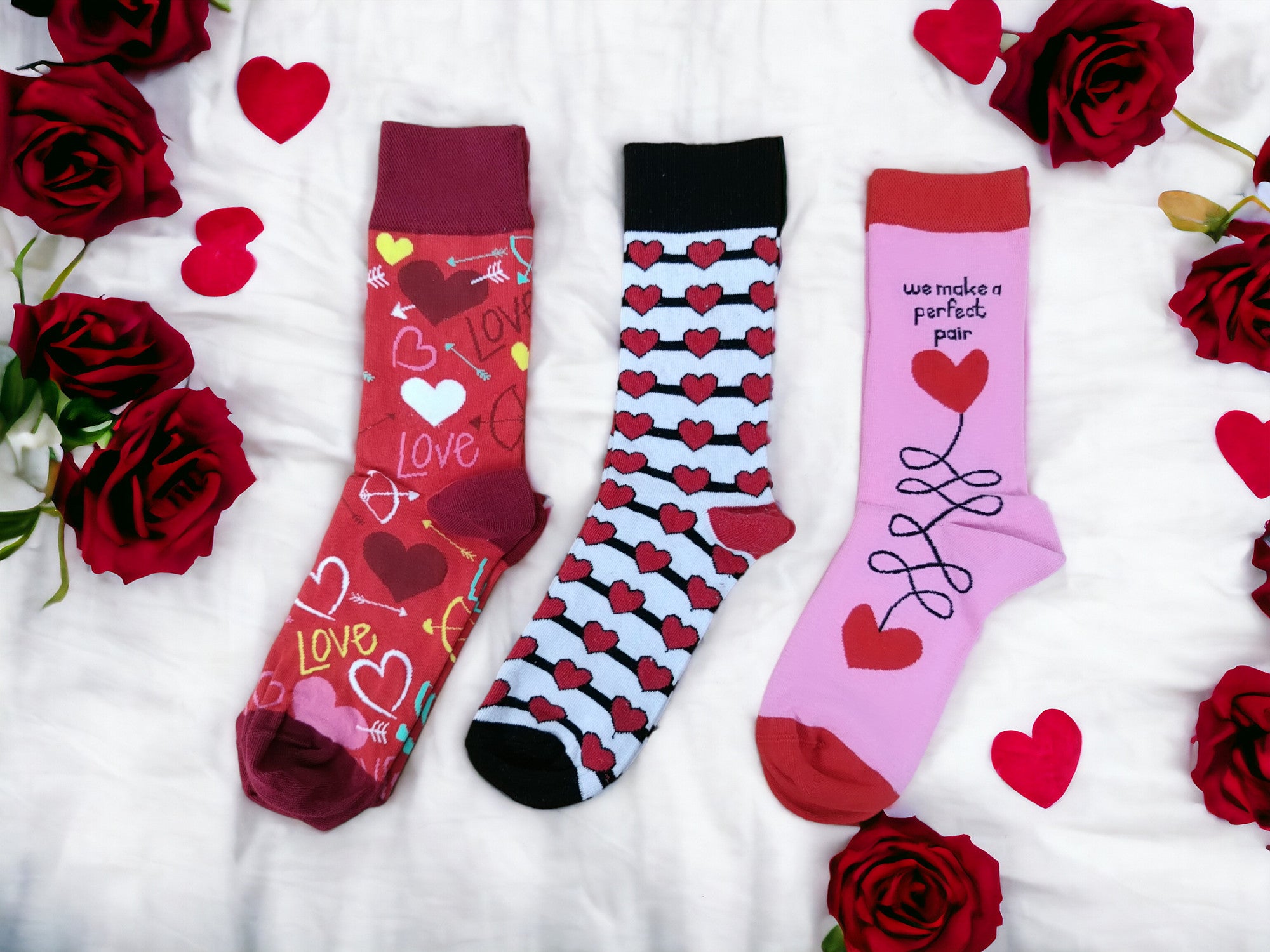 Love Socks Trio Gift Set of Three Pairs