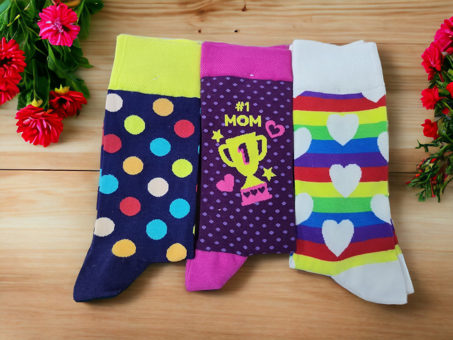 Love Mum - Trio Gift Set of Three Pairs